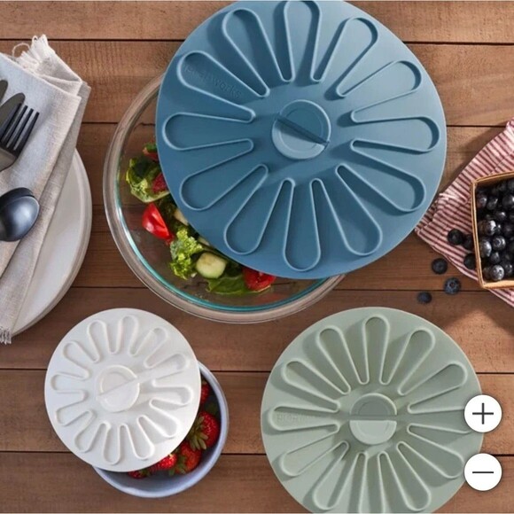 PrepWorks 10 Pc Multi-Function Silicone Lid Potholder Trivet Jar Gripper + More - Picture 1 of 15